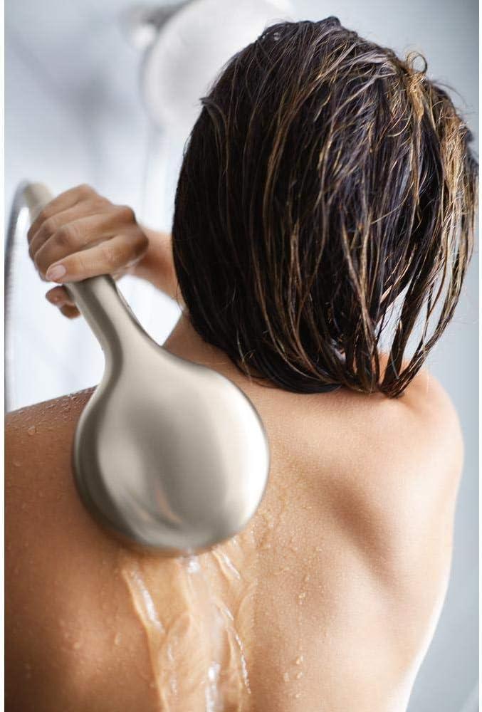 HydroRoller Massage 3-Spray 7.5 in Dual Handheld Shower Head with Body Spray in Spot Resist Brushed Nickel