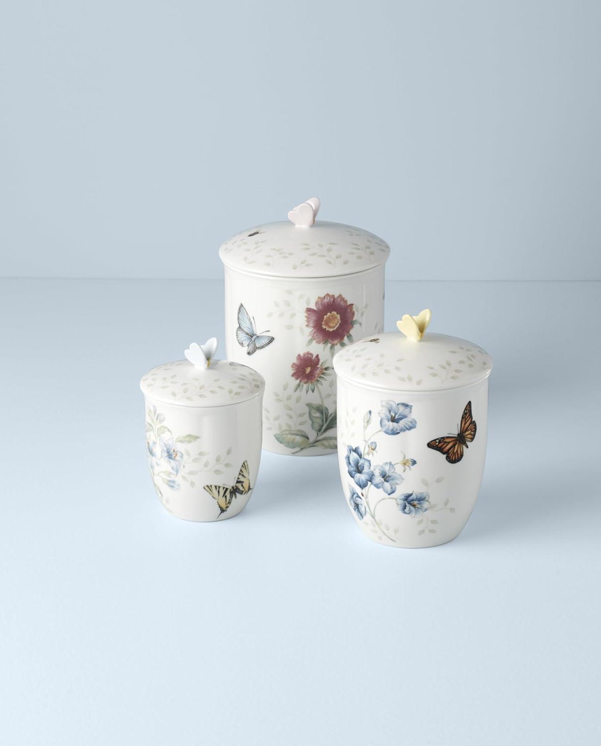 Lenox Butterfly Meadow 3-Piece Canister Set