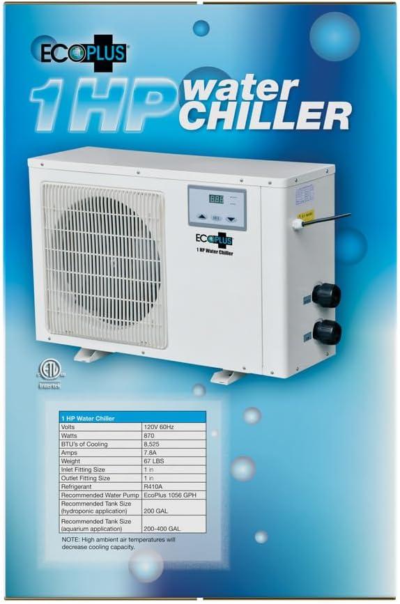 EcoPlus Commercial Grade Water Chiller 1HP