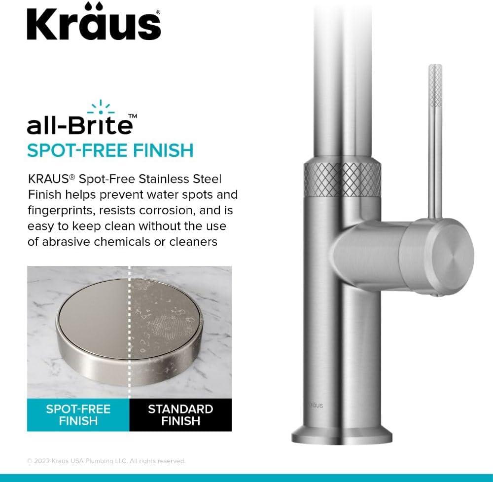 Kraus Oletto Single Handle High-arc Kitchen Faucet