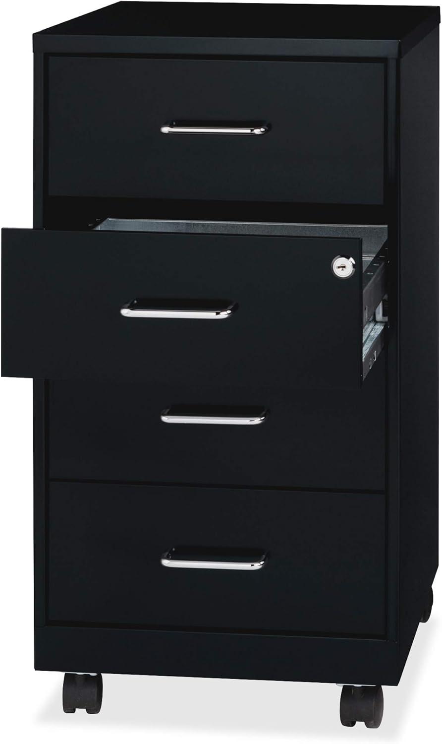 Inbox Zero Onetta 4-Drawer Mobile Vertical Filing Cabinet