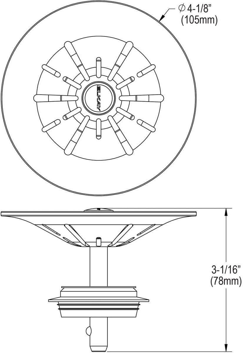Perfect Removable Basket Strainer Kitchen Sink Drain