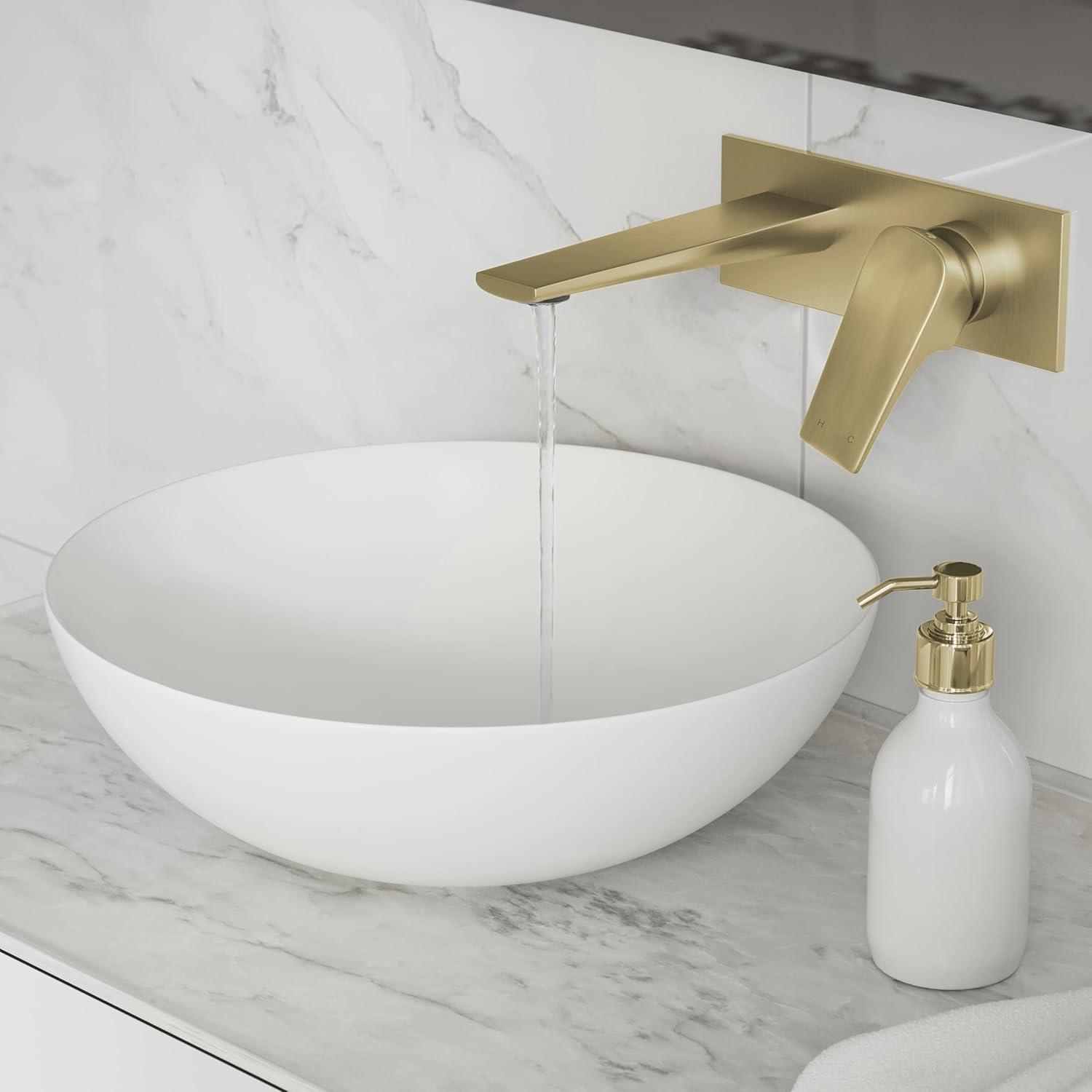 Monaco Single-Handle, Wall-Mount, Bathroom Faucet