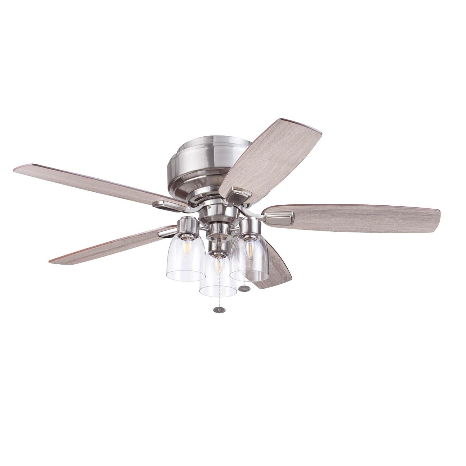 Prominence Home Magonia 52 Led Magonia 52" 5 Blade Indoor Led Ceiling Fan - Black