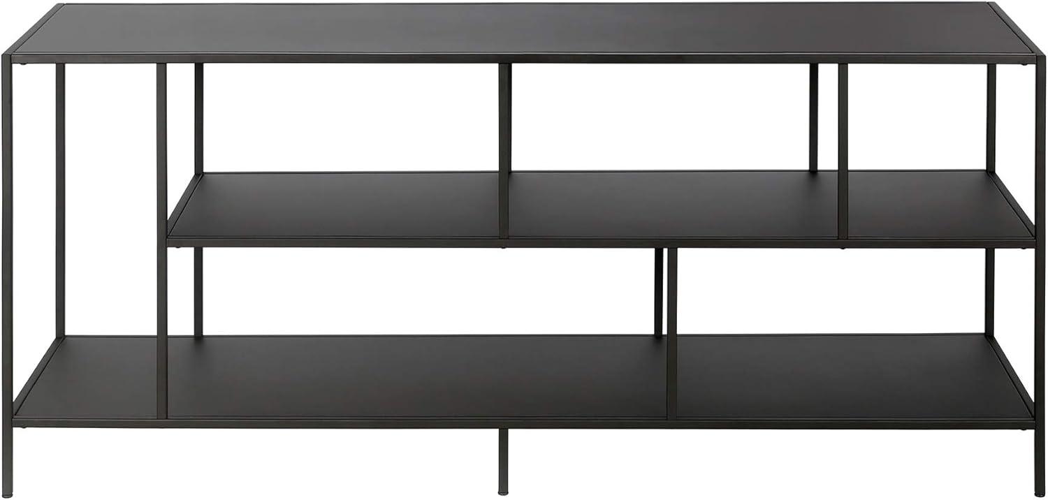 Three Shelf TV Stand in White - Henn&Hart