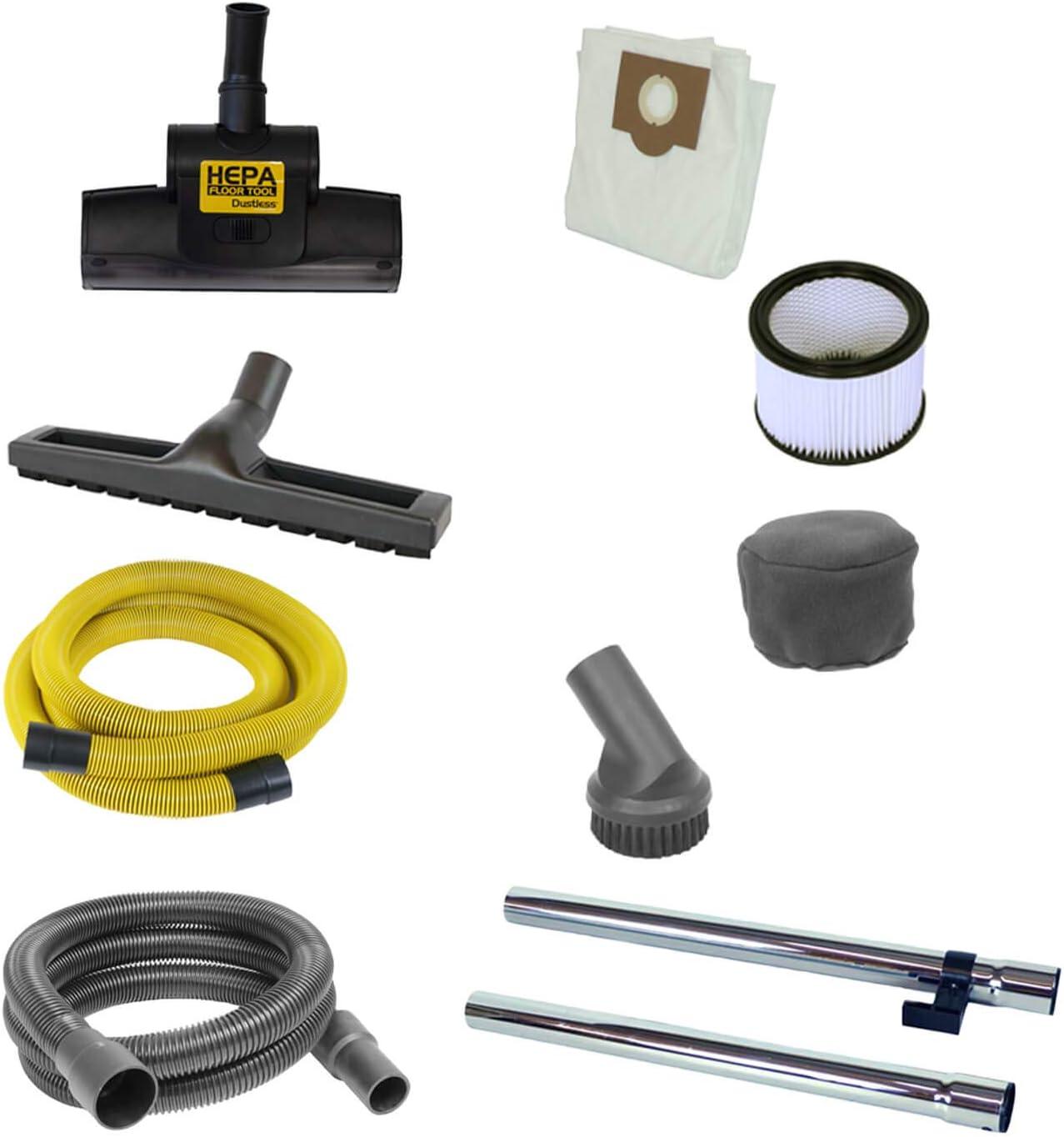 Dustless Technologies HEPA Wet+Dry Pro with Upgraded Equipment Set, 24x16x24