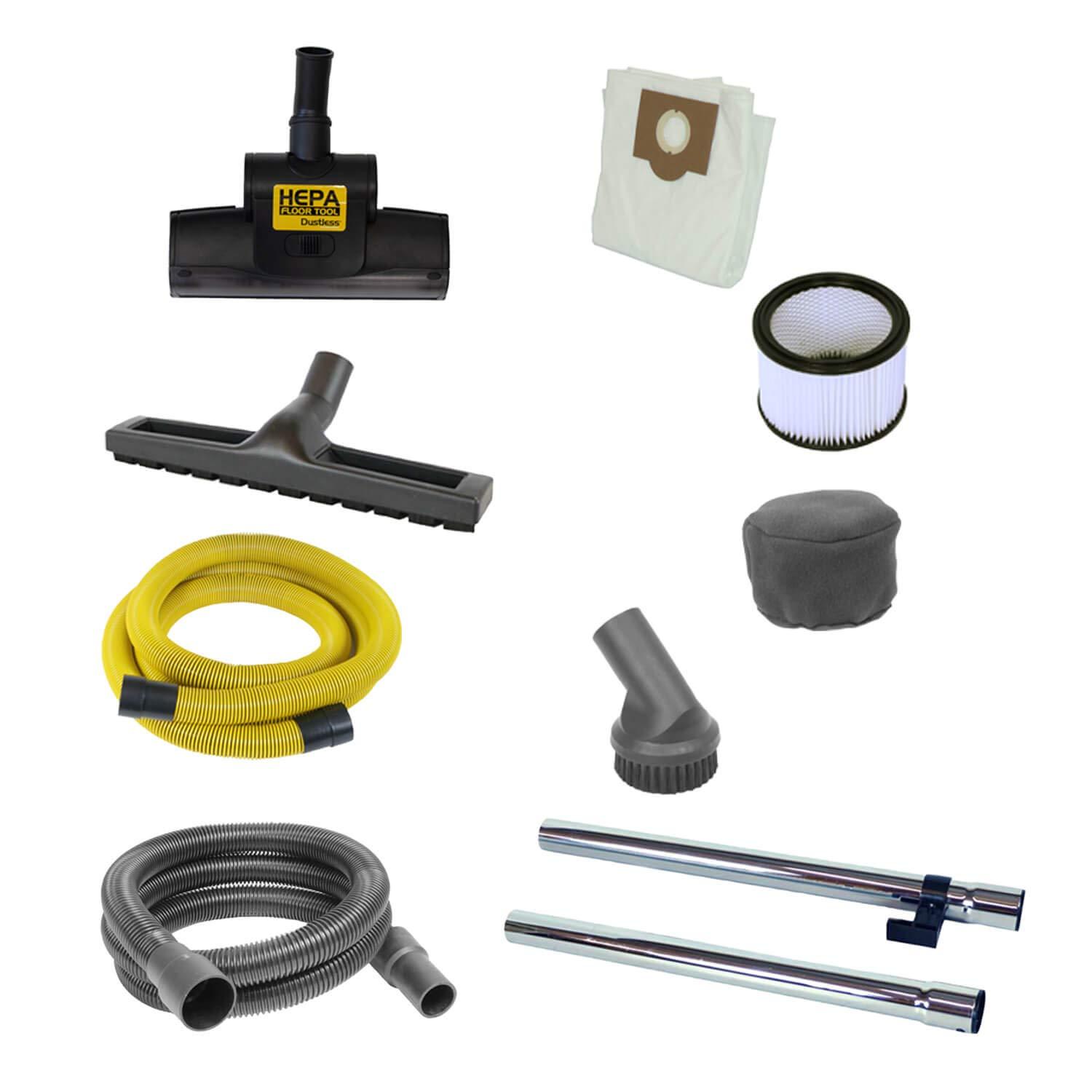 Dustless Technologies HEPA Wet+Dry Pro with Upgraded Equipment Set, 24x16x24