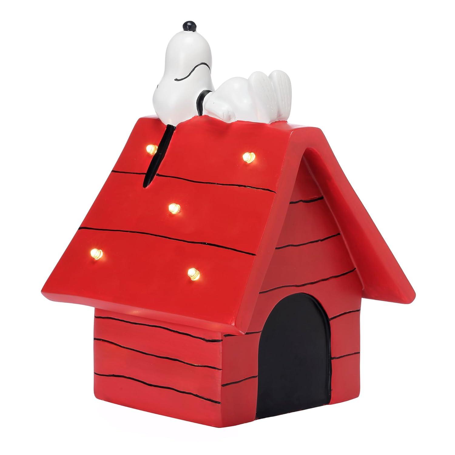 Bedtime Originals Snoopy Dog House Sculpted LED Table Top Night Light Lamp