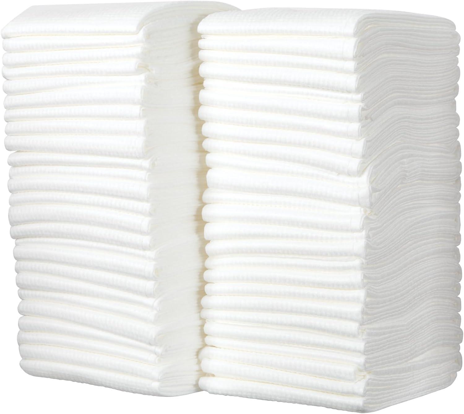 Extra Large White Disposable Bath Towels, 50-Count