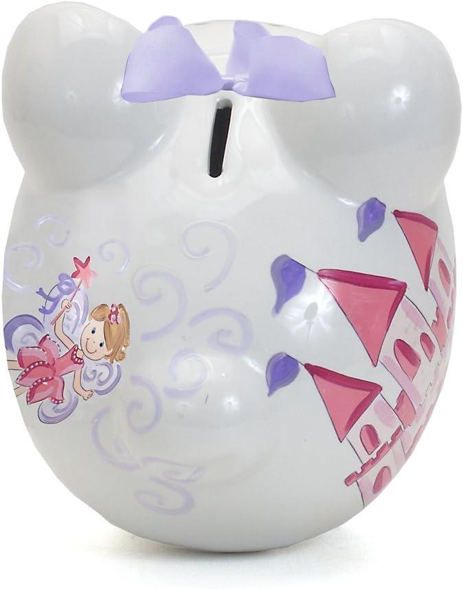 Bank Fancy Fairy Castle Piggy Bank Ceramic Crown Money Saver 36847