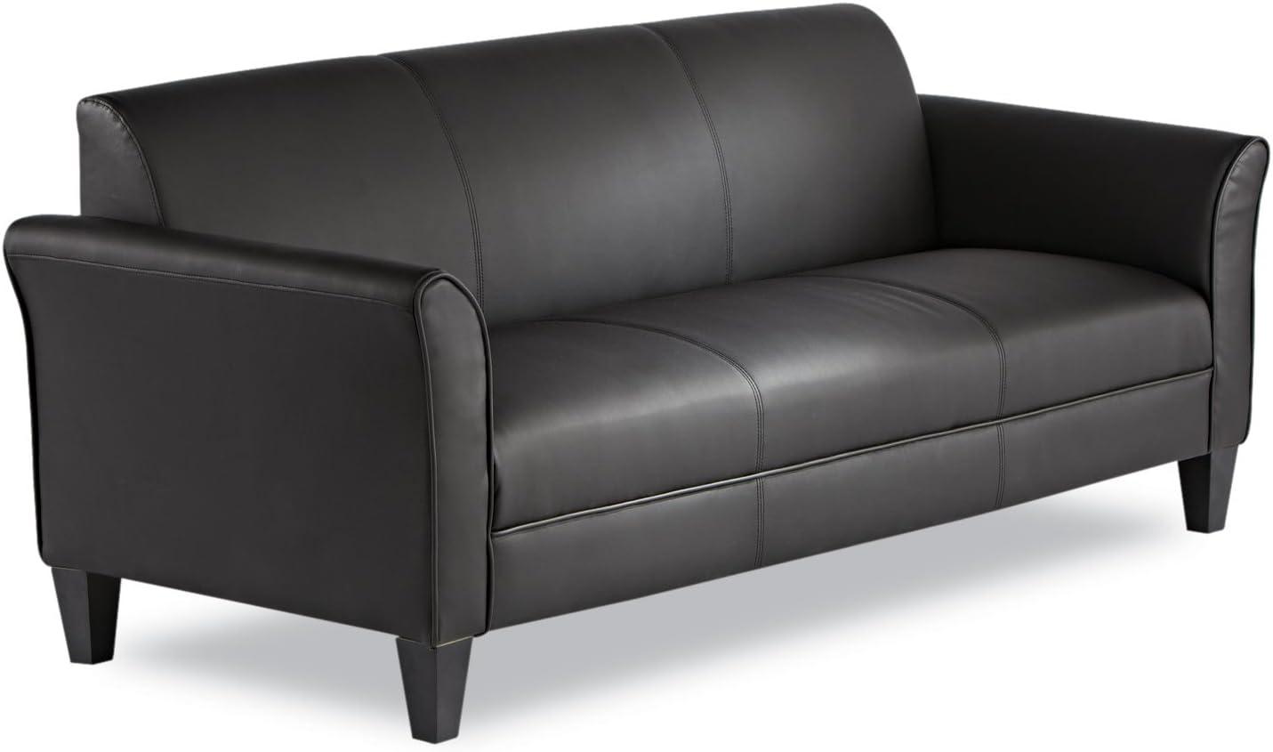 Alera® Leather 77'' Reception Sofa