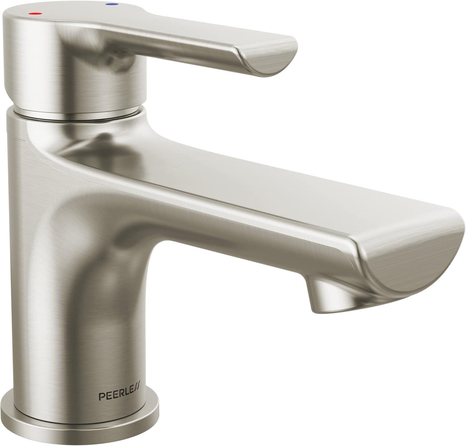 Single-Hole Single-handle Bathroom Faucet with Drain Assembly