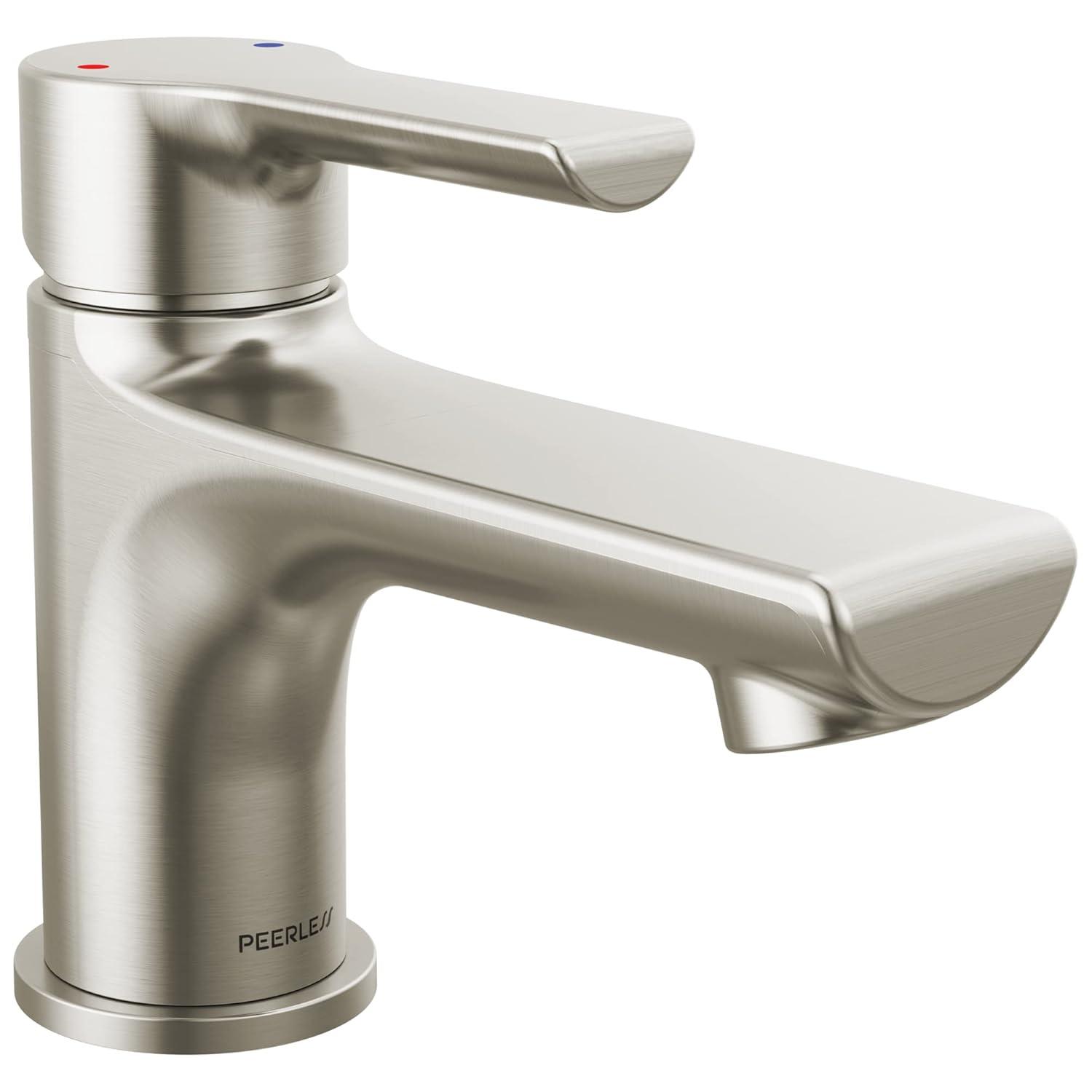 Single-Hole Single-handle Bathroom Faucet with Drain Assembly