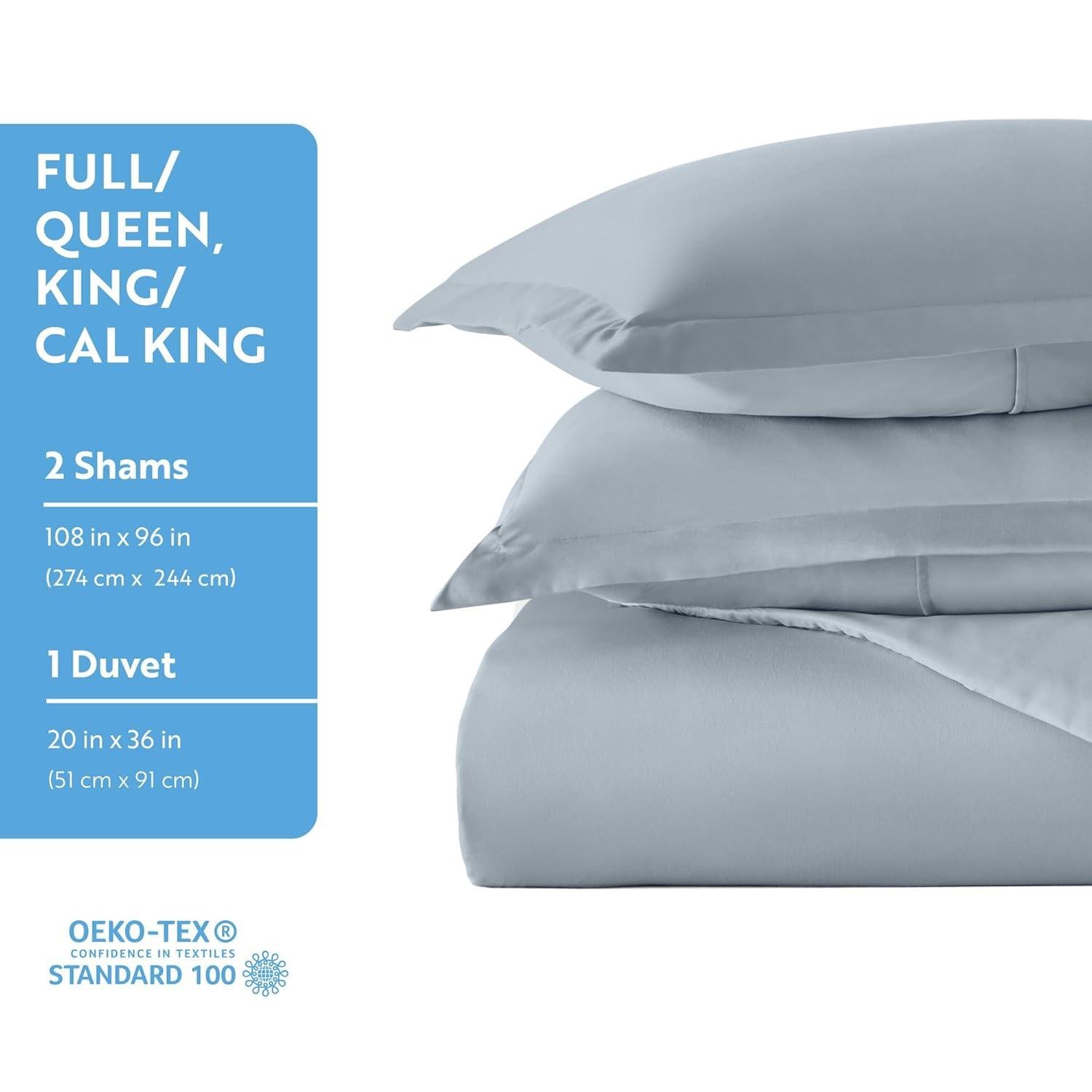 IEnjoy Home Super Soft Double Brushed Duvet Cover Set