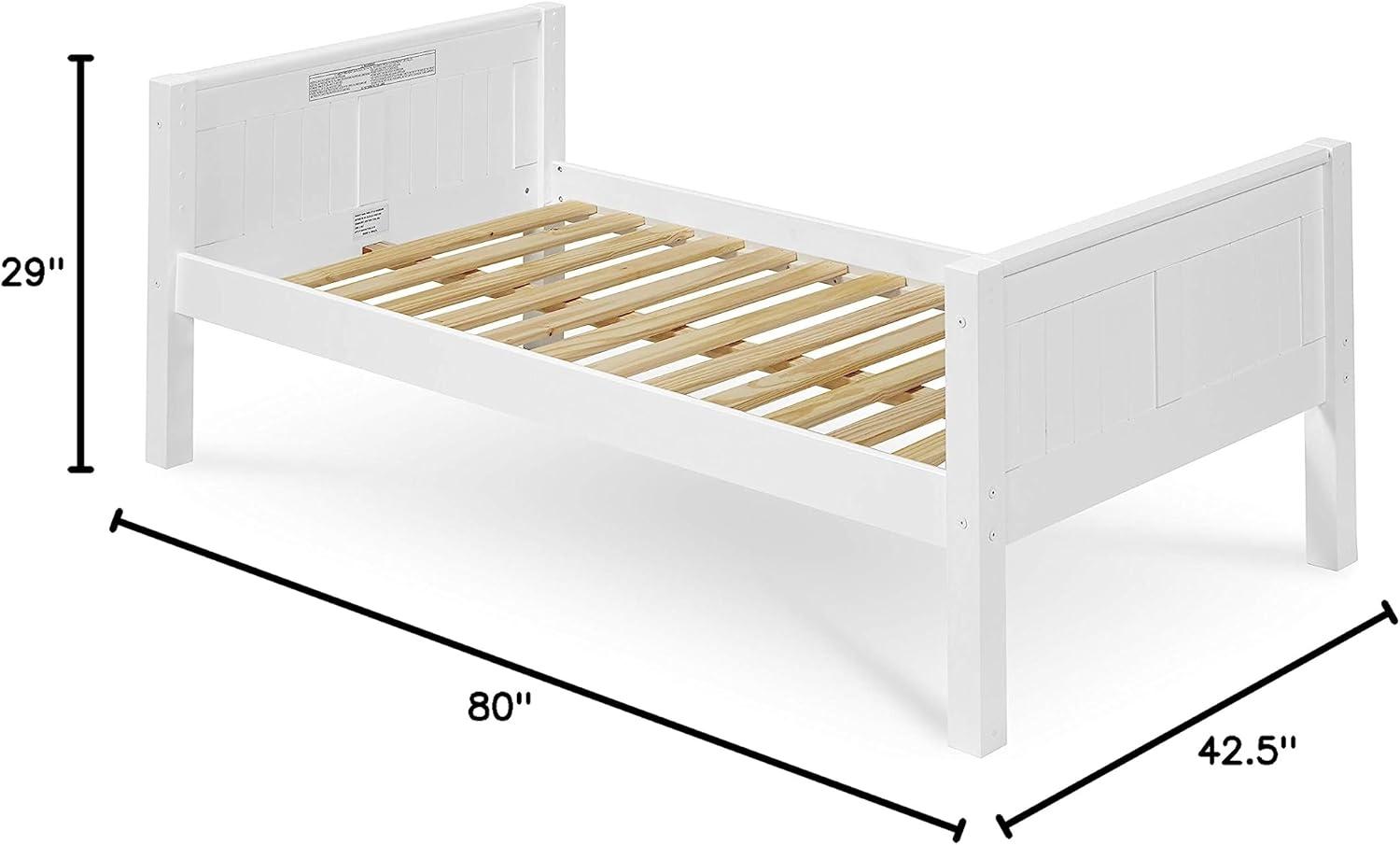 Captain's Twin Daybed with Storage Drawers and Wood Headboard