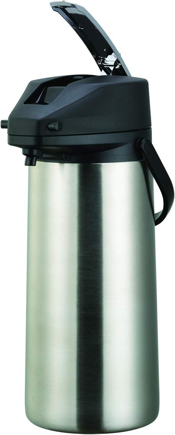 Service Ideas Stainless Steel 12.68 Cup Airpot with Lever Lid