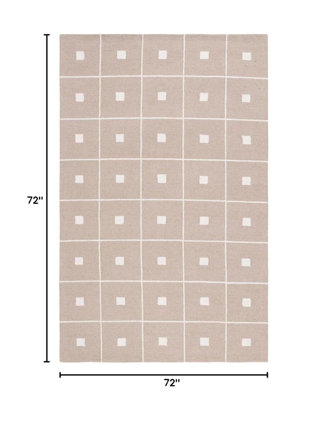 Martha Stewart Martha Stewart 300 Hand Tufted 85% Wool And 15% Cotton With Latex Geometric Rug