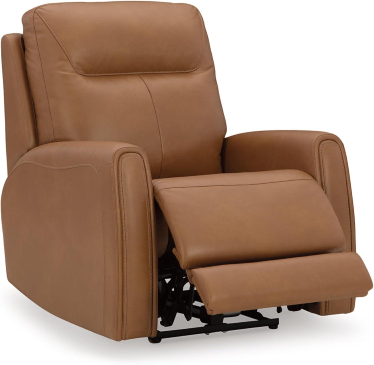 Signature Design by Ashley Tryanny Butterscotch Orange Power Recliner