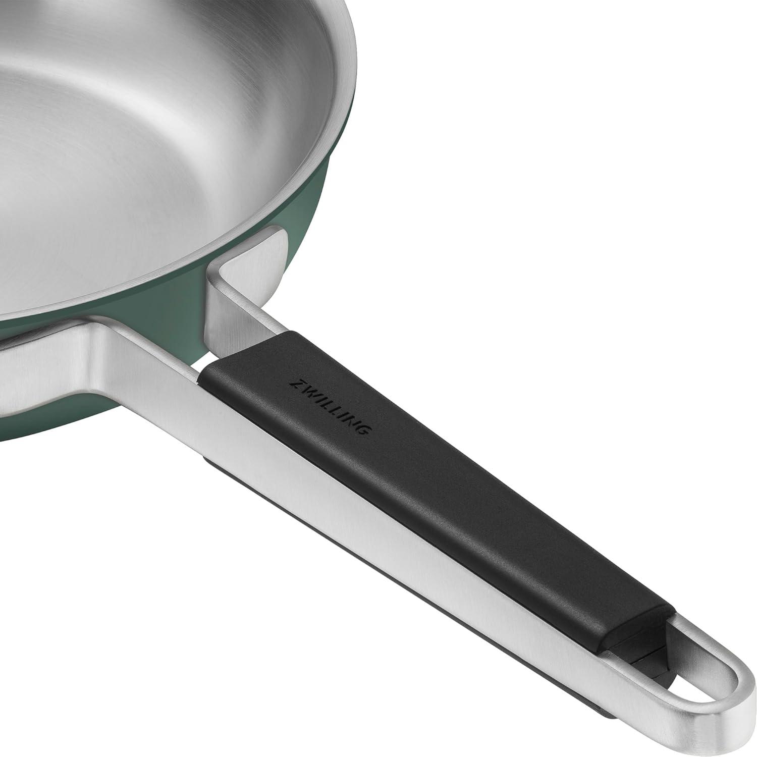 ZWILLING Pure 11-inch Stainless Steel Fry Pan, Green