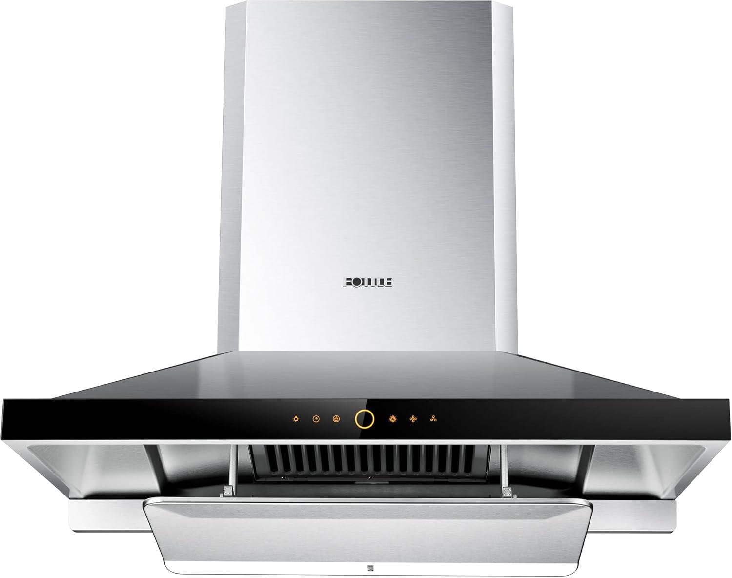 FOTILE Stainless Steel 1000 CFM Ducted (Vented) Range Hood with Baffle Filter