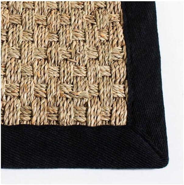 Natural Fiber NF114 Power Loomed Indoor Accent Rug - Natural/Black - 3'x5' - Safavieh.