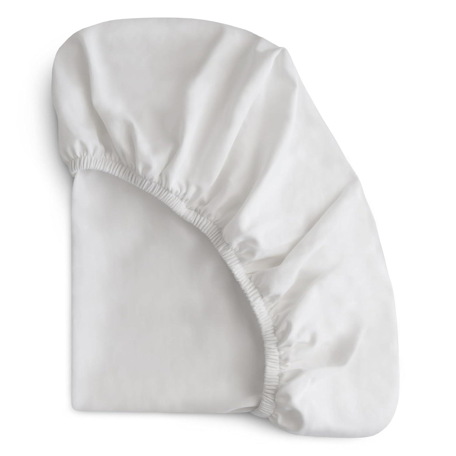 Stretchy Crib Sheet White  One Size