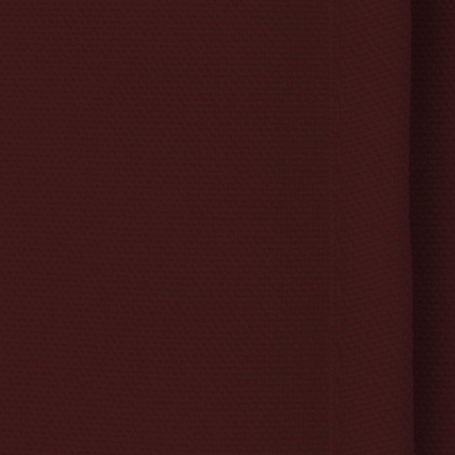 Lann's Linens Solid Color Polyester Fitted Rectangular Tablecloth