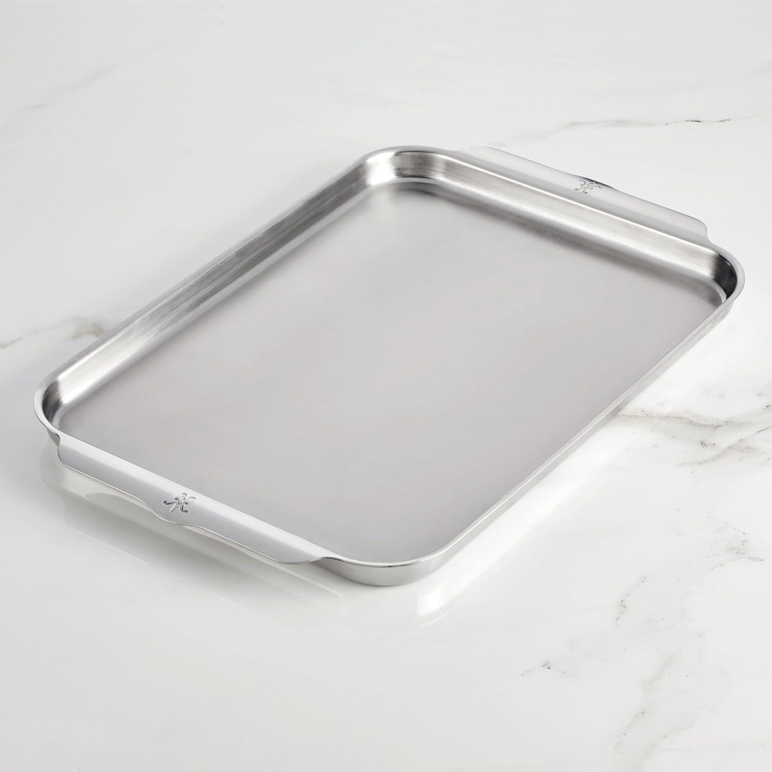 Stainless Steel and Aluminum Medium Sheet Pan, 12" x 15"