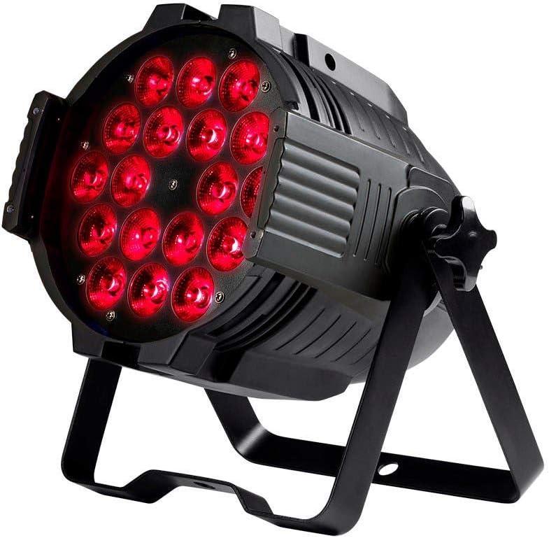 Black Metal LED Stage Light with Amber and UV Diodes