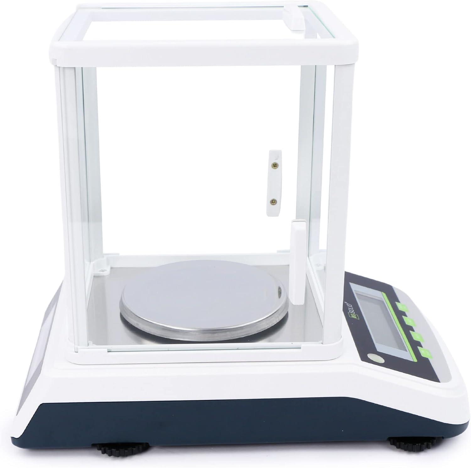 U.S. Solid 1mg Analytical Balance 300g x 0.001g High Precision Digital Lab Scale with 2 LCD Screens