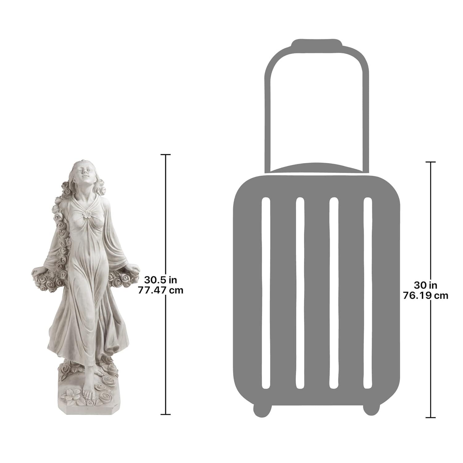 Antique Stone Finish Roman Goddess Flora Garden Statue