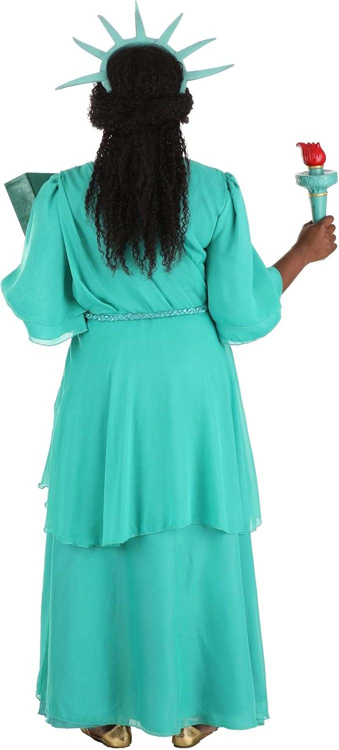HalloweenCostumes.com X Large Women Women's Statue of Liberty Costume, Blue
