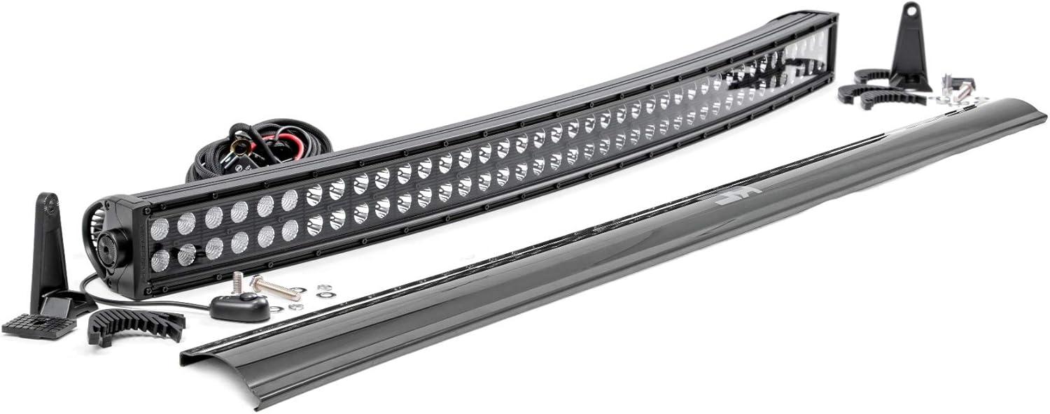 40" Black Curved Dual Row CREE LED Light Bar