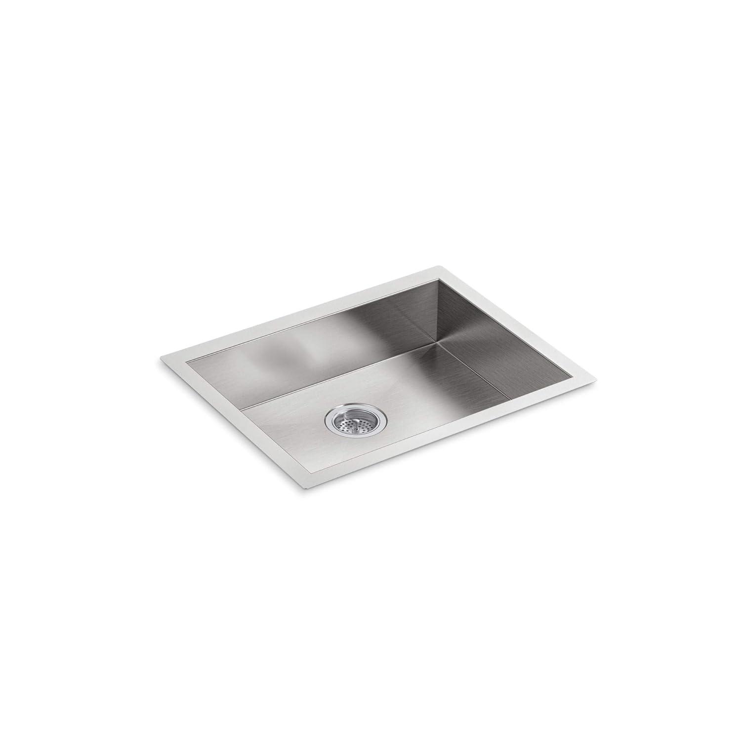 Vault 24-In X 18-1/4-In X 6-1/4-In Undermount Single-Bowl Kitchen Sink
