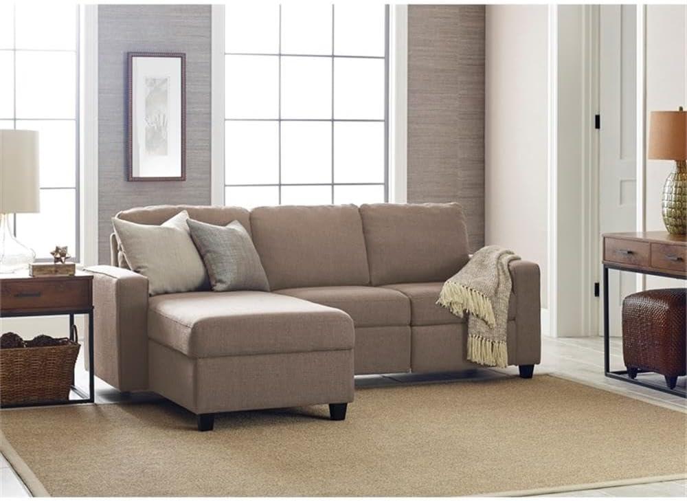 Serta Palisades Reclining Sectional Sofa with Storage Chaise