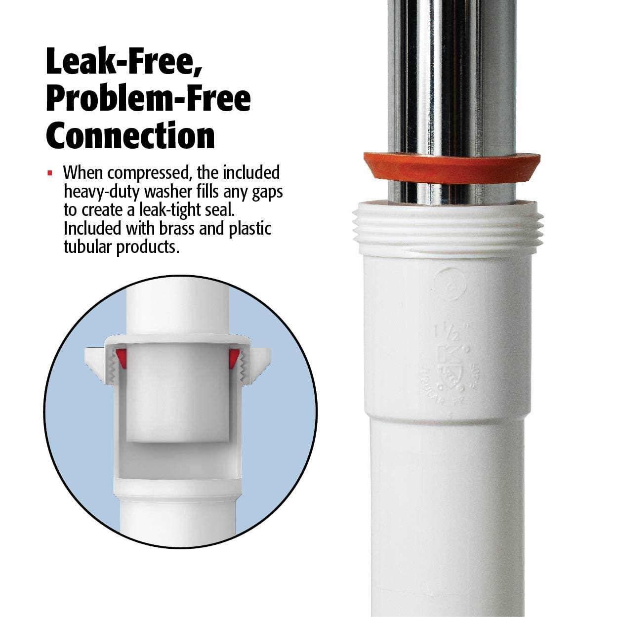 Plumb Pak 200WK 1.25 in. White Plastic P Trap