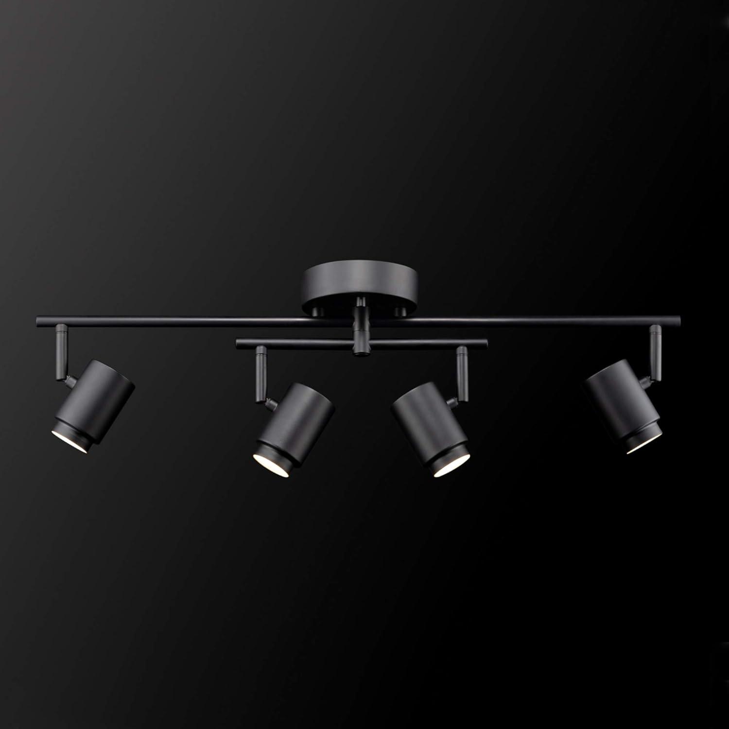 Walton 26" Matte Black Integrated LED Swivel Track Lighting