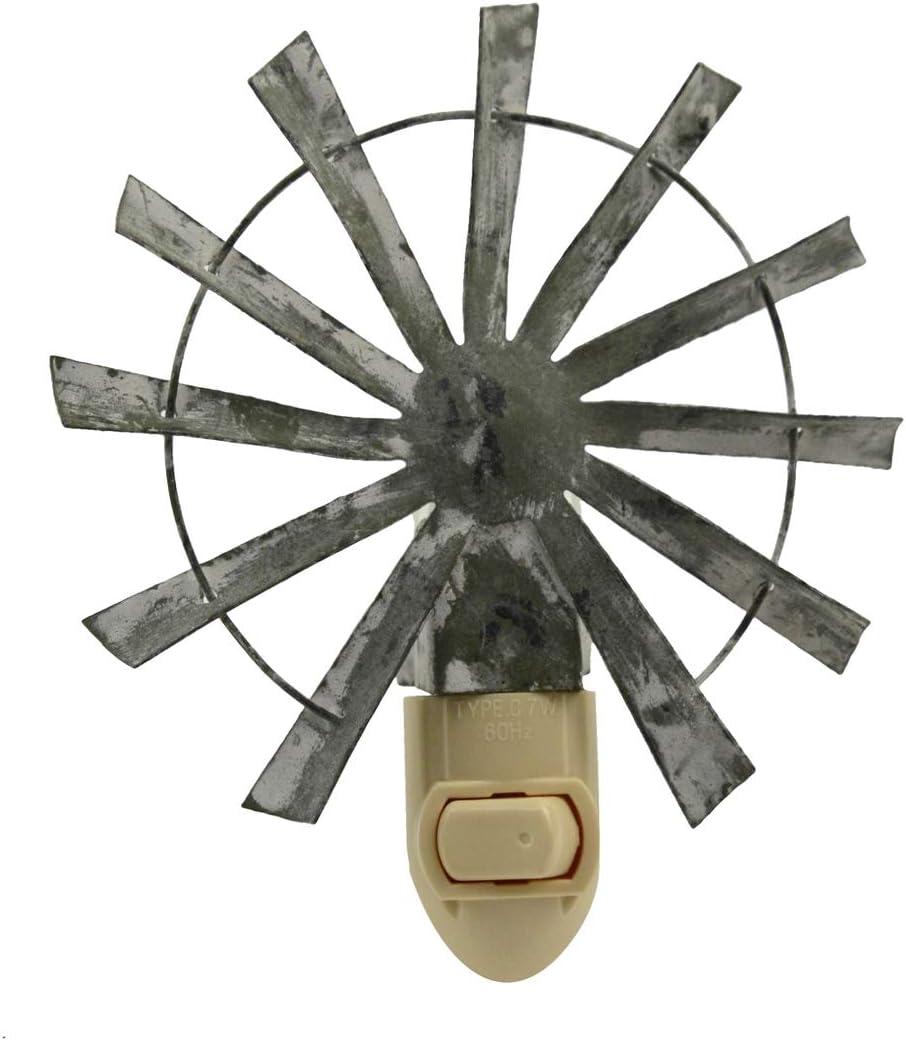 Treasure Gurus Windmill Plug-In Wall Lamp Safety Night Light