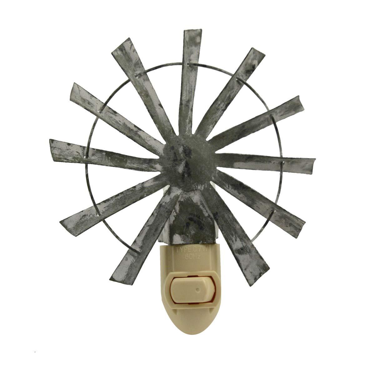 Treasure Gurus Windmill Plug-In Wall Lamp Safety Night Light