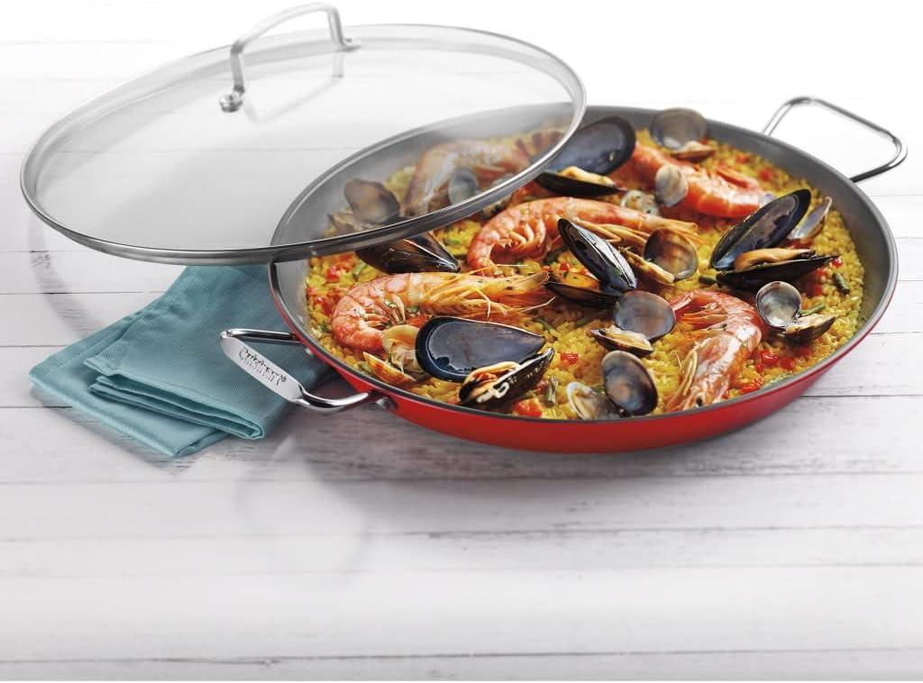 Cuisinart Cuisinart Non-Stick Stainless Steel Paella Pan with Lid