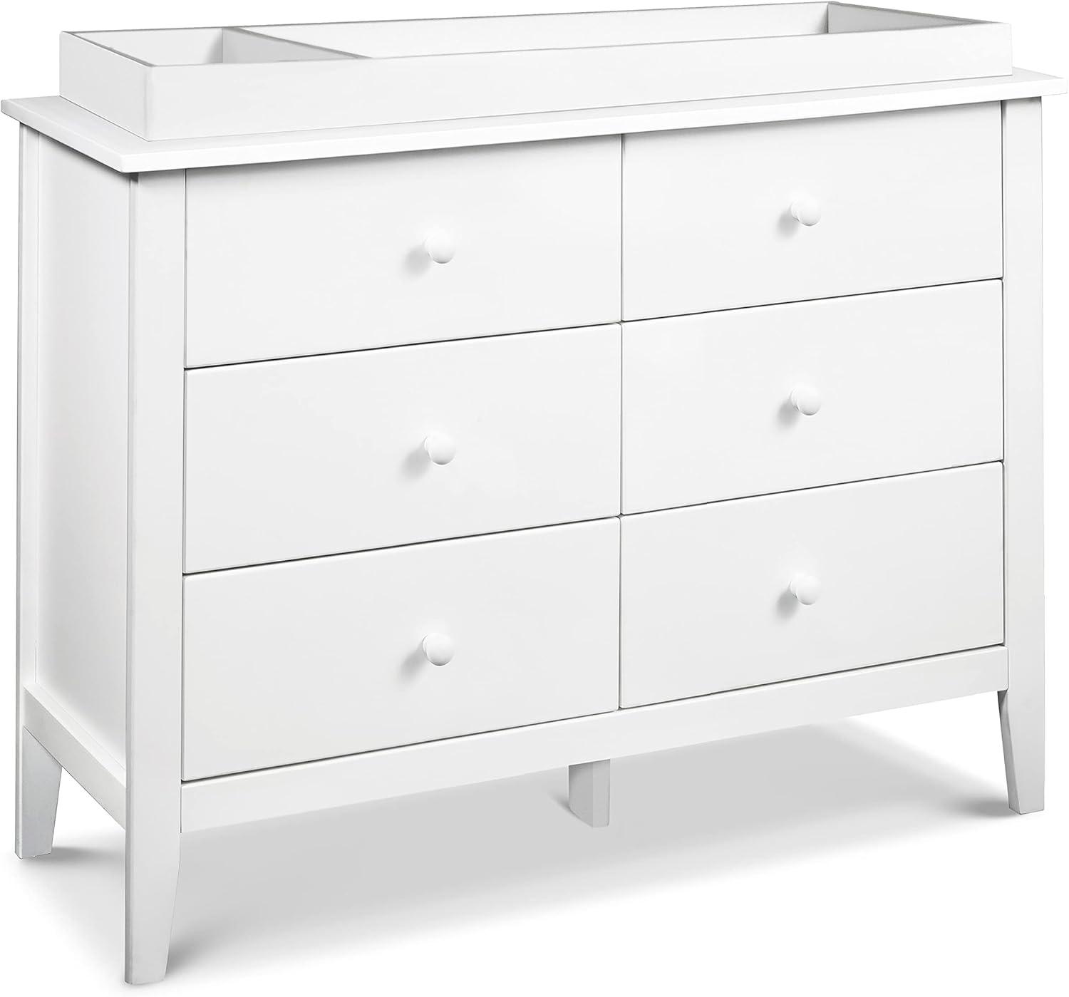 Morgan 6 Drawer 19" W Double Dresser