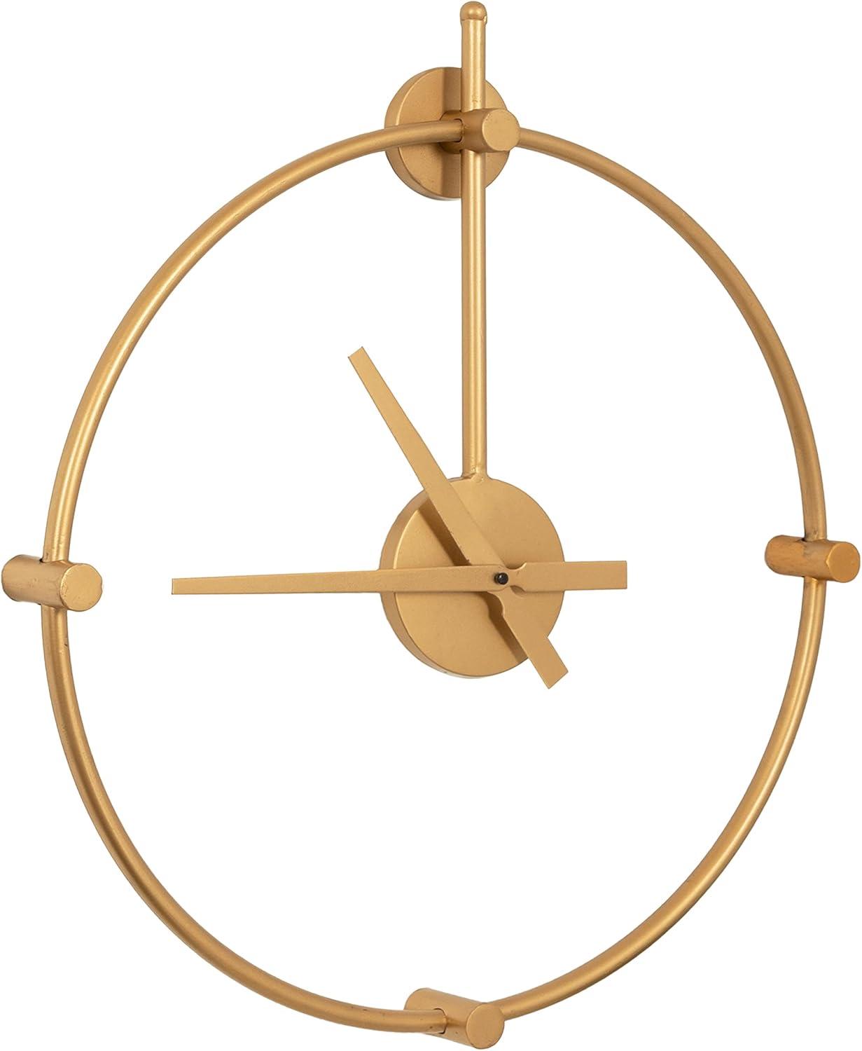 Kate and Laurel Lidor Metal Wall Clock