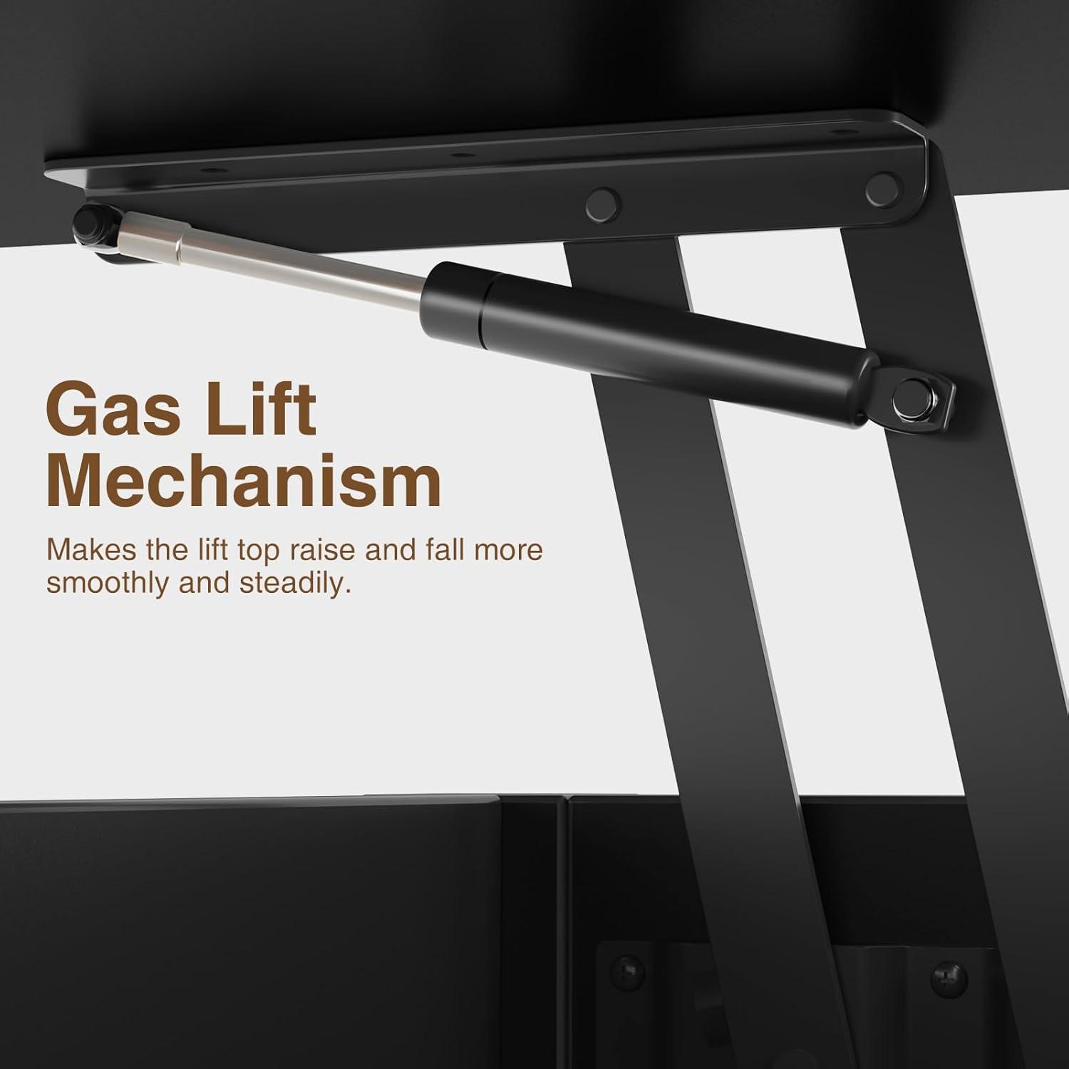 17 Stories Lift Top Coffee Table, Multi-Function Convertible Coffee Table With Storage Compartment&Drawers, Coffee Table For Living Room Converts To Dining Table, Computer Desk