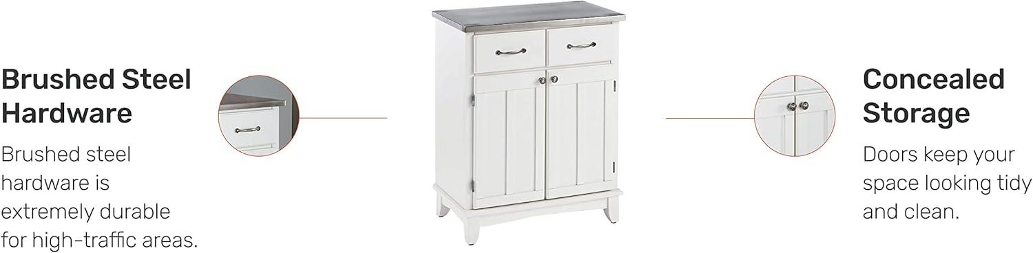 Stainless Top Sideboard buffet Servers - Home Styles