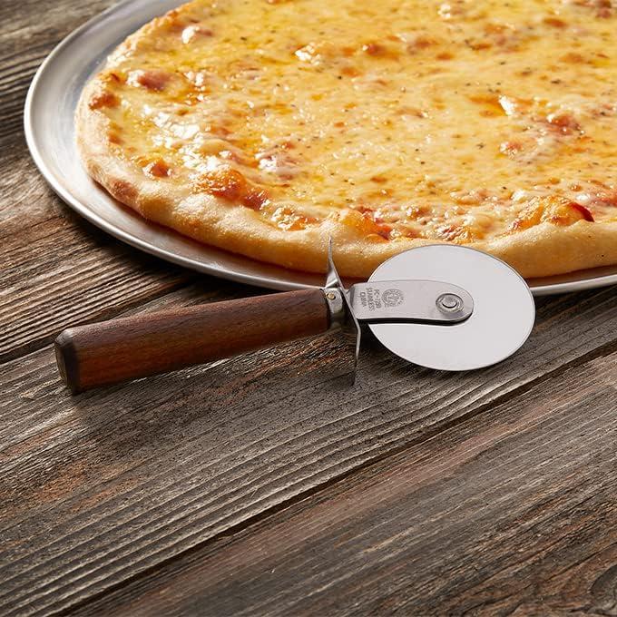 American Metalcraft Pizza Cutter Wheel,4 in Dia,Wood PC7400