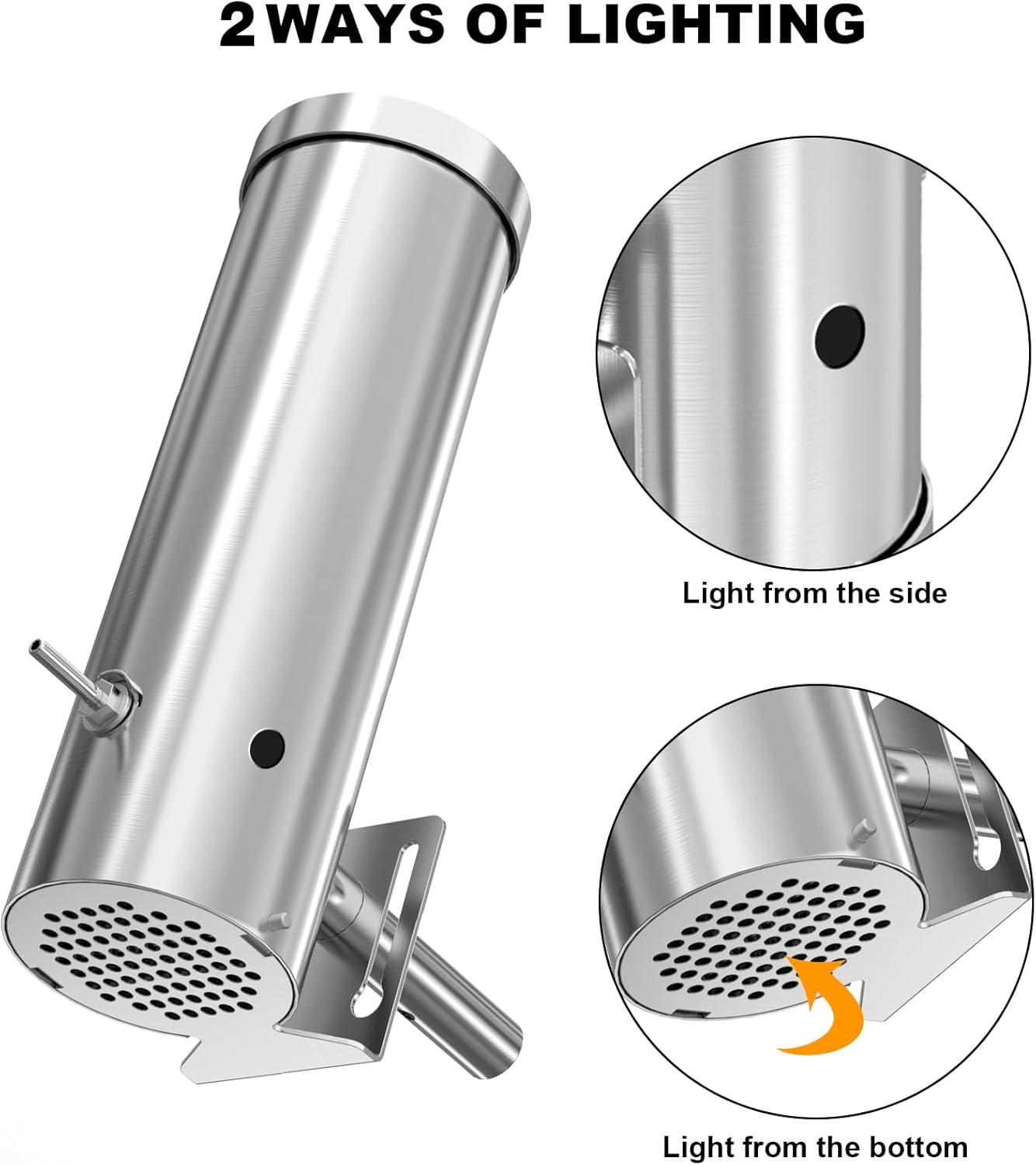 Stainless Steel Portable Cold Smoke Generator with Air Pump