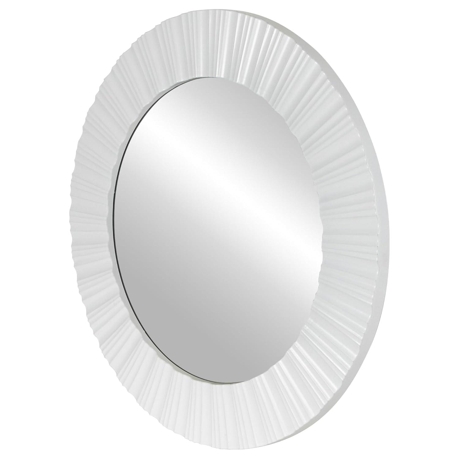 Northlight Seasonal Elegant 20" Contemporary Fluted Round Mirror Wall Decor