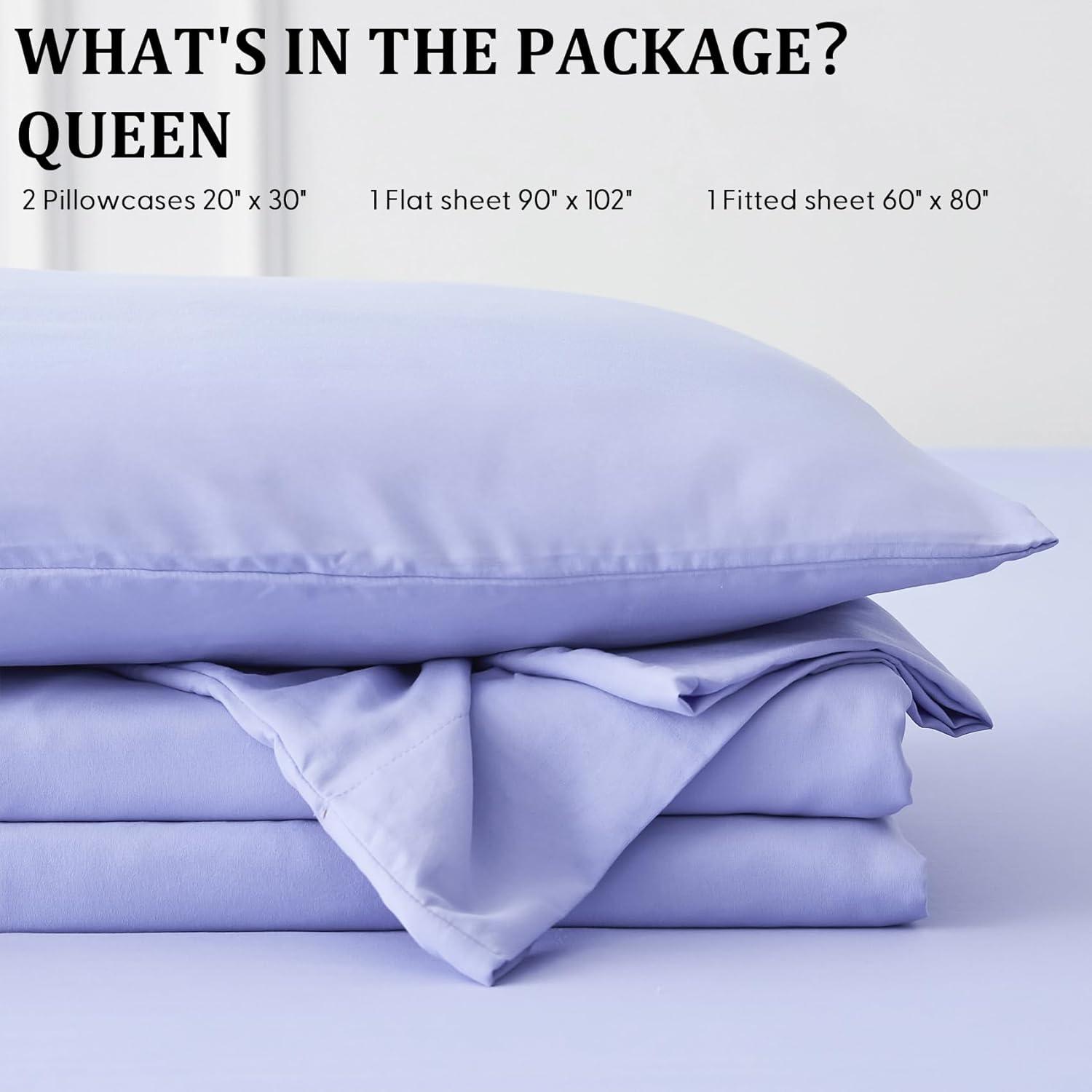 Lavender Queen Microfiber Deep Pocket Sheet Set