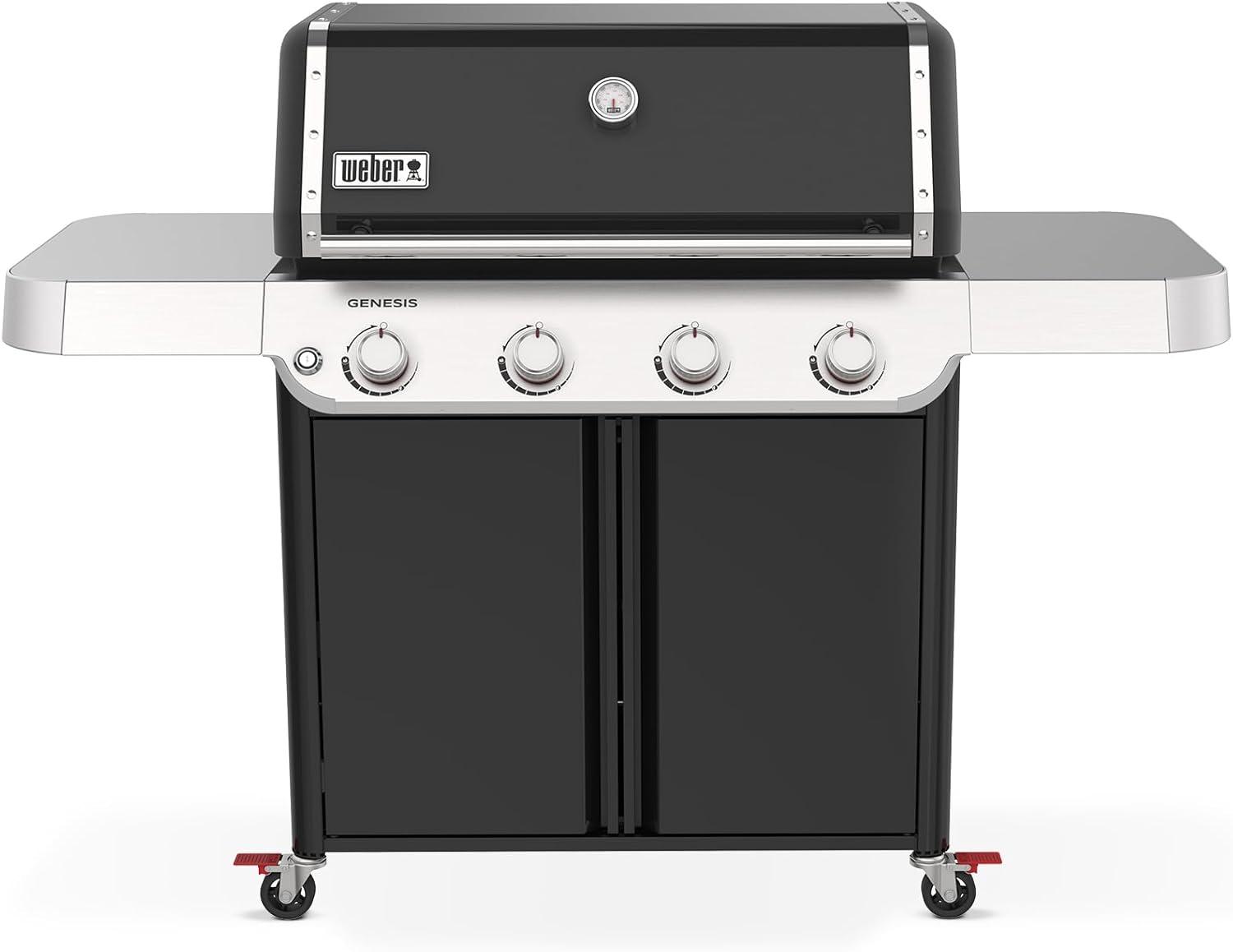 Weber Genesis E-415 Liquid Propane Gas Grill, Black