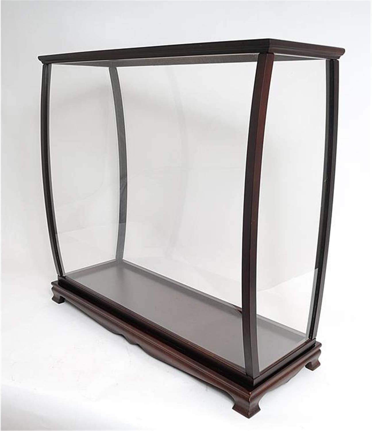 Mahogany and Plexiglass Medium Tall Ship Display Case